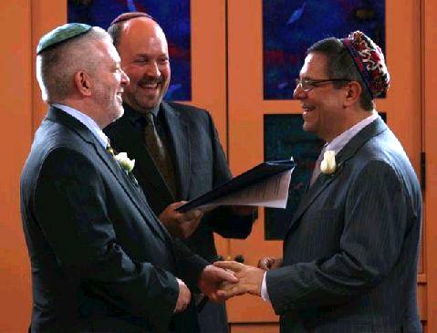 William & Jeff's Wedding at Congregation Sha'ar Zahav, San Francisco